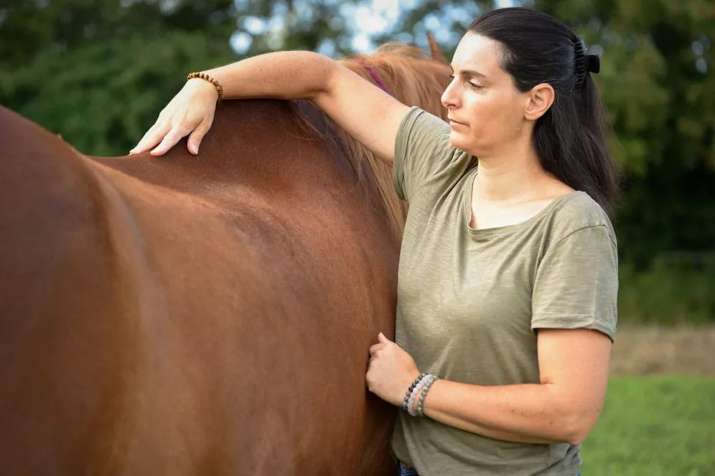 Femme et cheval